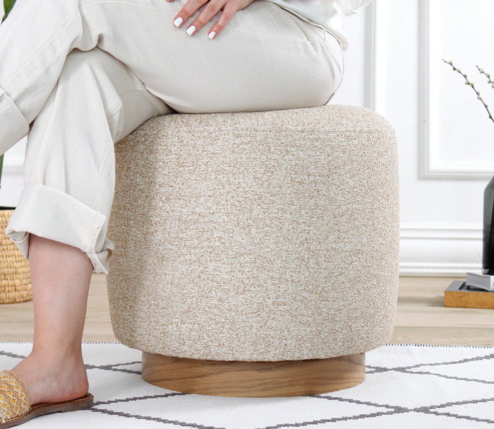 Atelier Del Sofa Cheriton Puf - Beige Atelier Del Sofa Cheriton Puf - Beige
